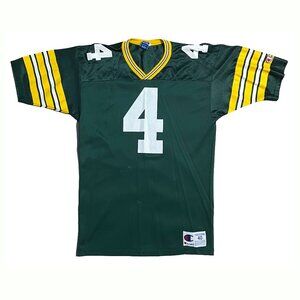 Vintage Champion Brett Favre Green Bay Packers NFL Jersey #4 Size 40